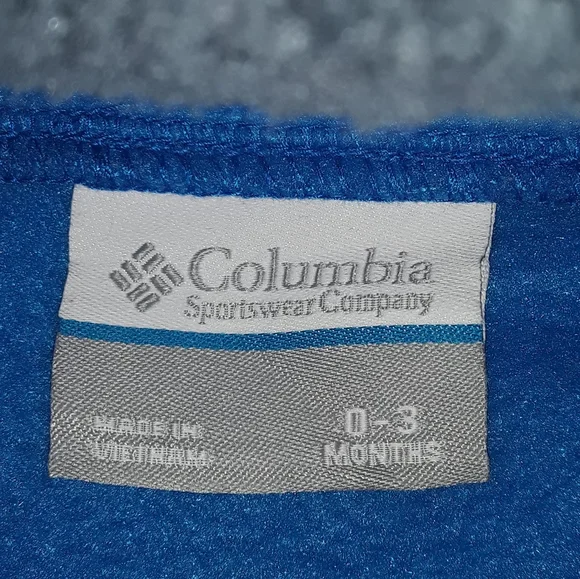 0-3m boys fleece Columbia Bunting(snowsuit) - Picture 8 of 8